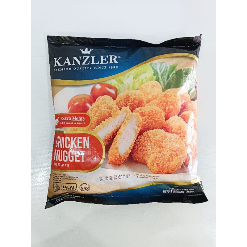 

KANZLER CHICKEN NUGGETS ORIGINAL 450GR /NAGET AYAM ORIGINAL KANZLER