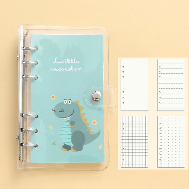 

Buku Binder Catatan Notebook Horizontal Grid Ring Snap A6 JJ50