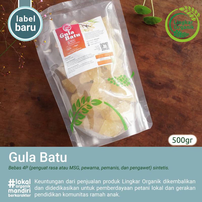 

Lingkar Organik Gula Batu Organik 500g/1kg