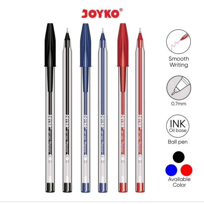 

Pulpen Ball Pen Pena Joyko BP-345 Haruto 0.7 mm