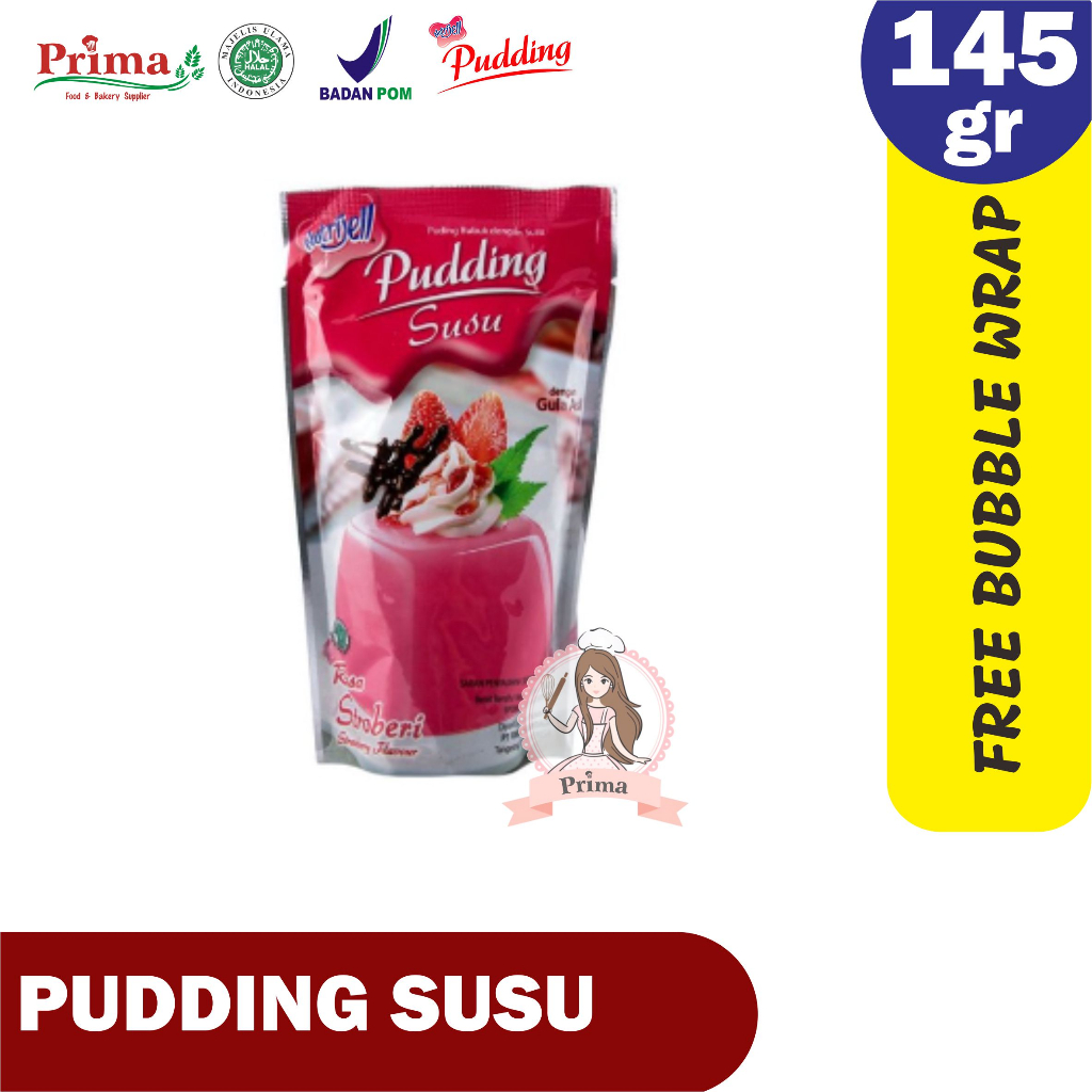 

Pudding susu strawberry 145 gr