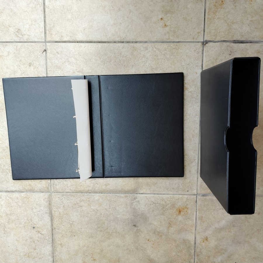 album perangko dengan wadah prangko binder stamp album