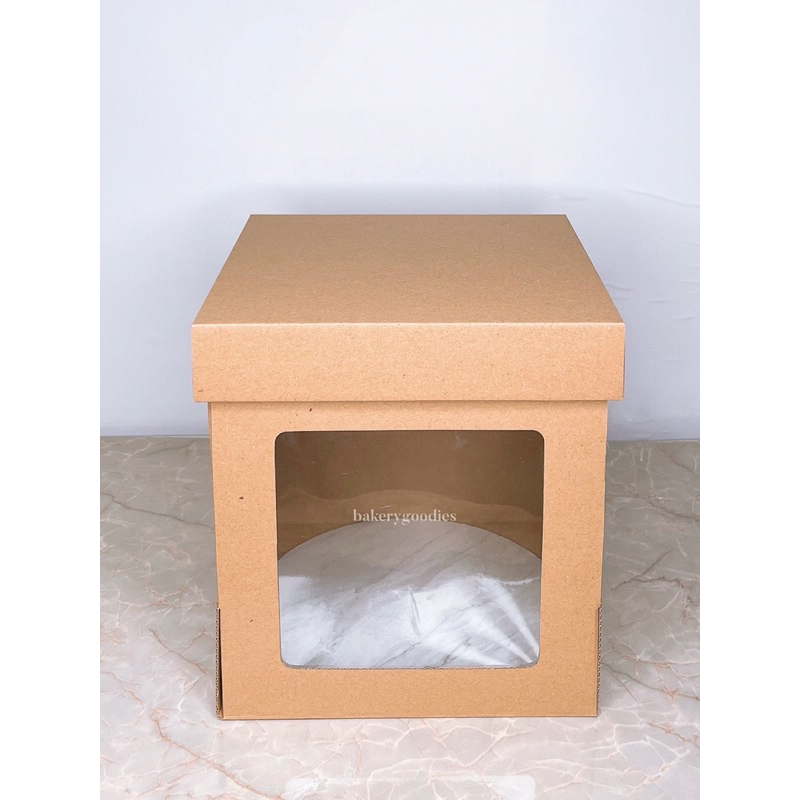 

corrugated box kotak kue 22x22x25cm dus packaging kotak hampers mika