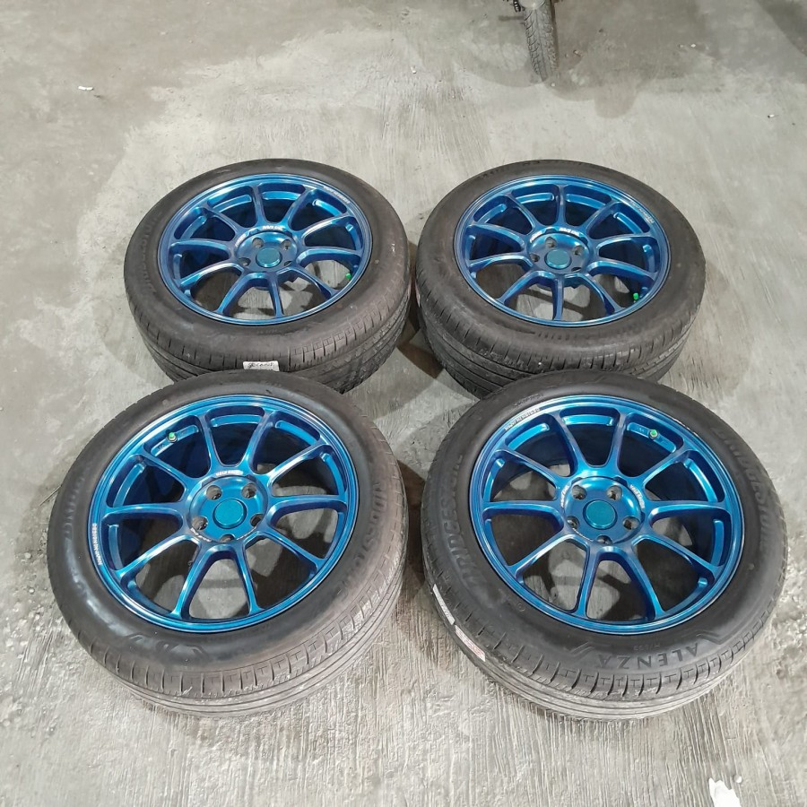 velg Mobil Seken Murah ZE40 r18 + Ban Brigestone 225 50 Ring 18 Inova