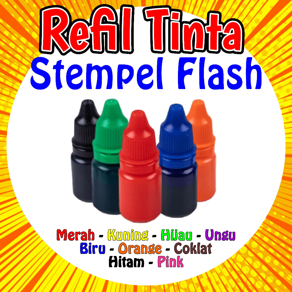 

tinta stempel flash isi ulang refill