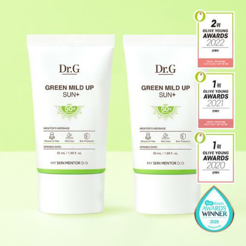 Dr.G Green Mild / Brigthening Up Sunscreen / Red Blemish Soothing Sunstick
