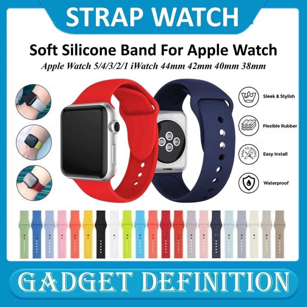 COD Tali Jam tangan Strap Smartwatch T500 / T55 / Watch8 . Watch7 / semua Smartwatch