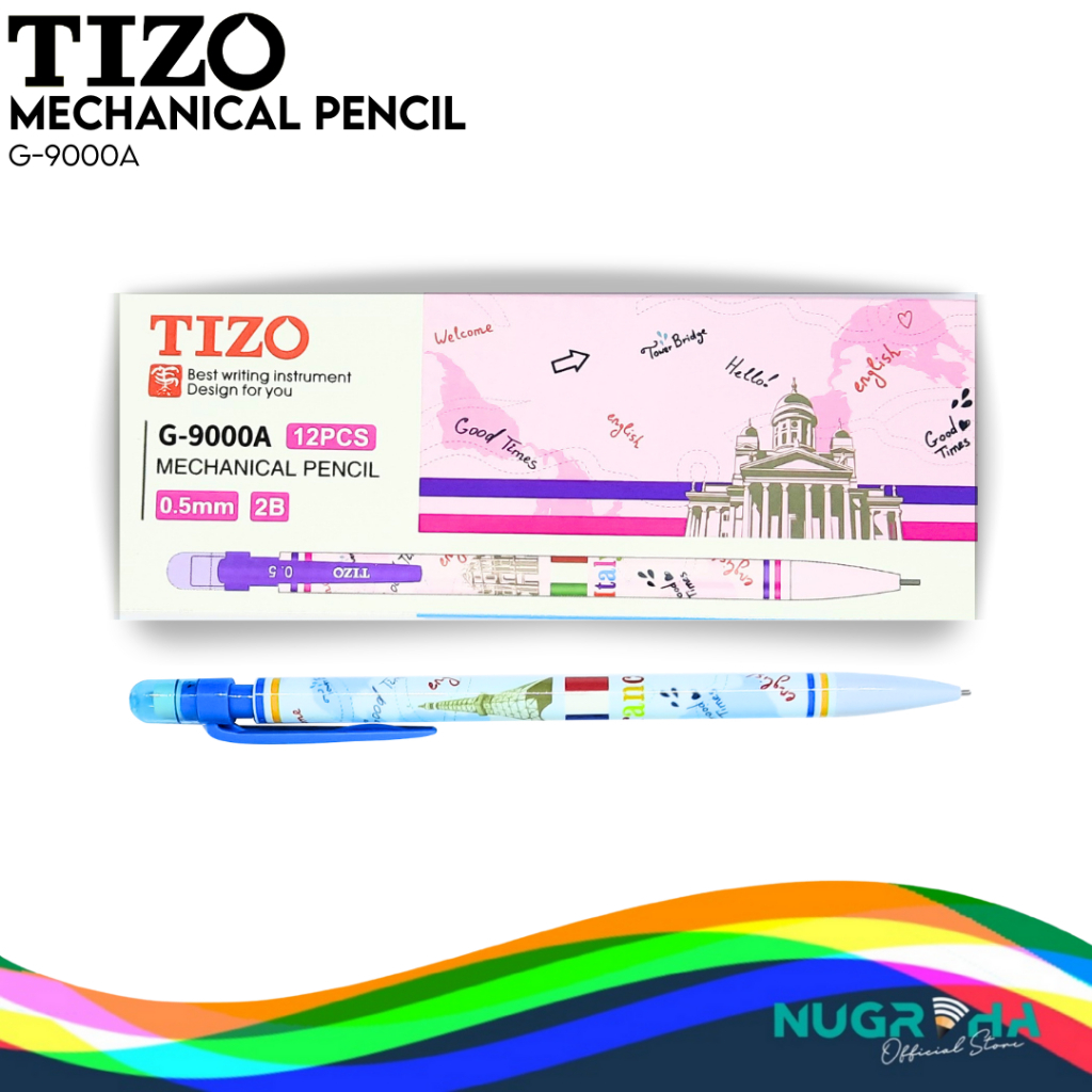 

Mechanical Pencil Pensil Mekanik 0.5 2B TIZO G-9000A