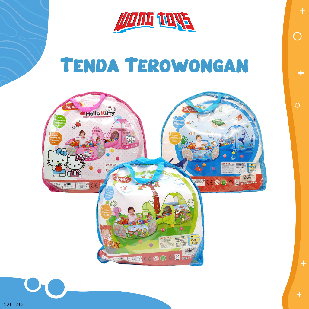 Tenda Terowongan (931-7016) - PopTent Tenda Anak Terowongan 7016