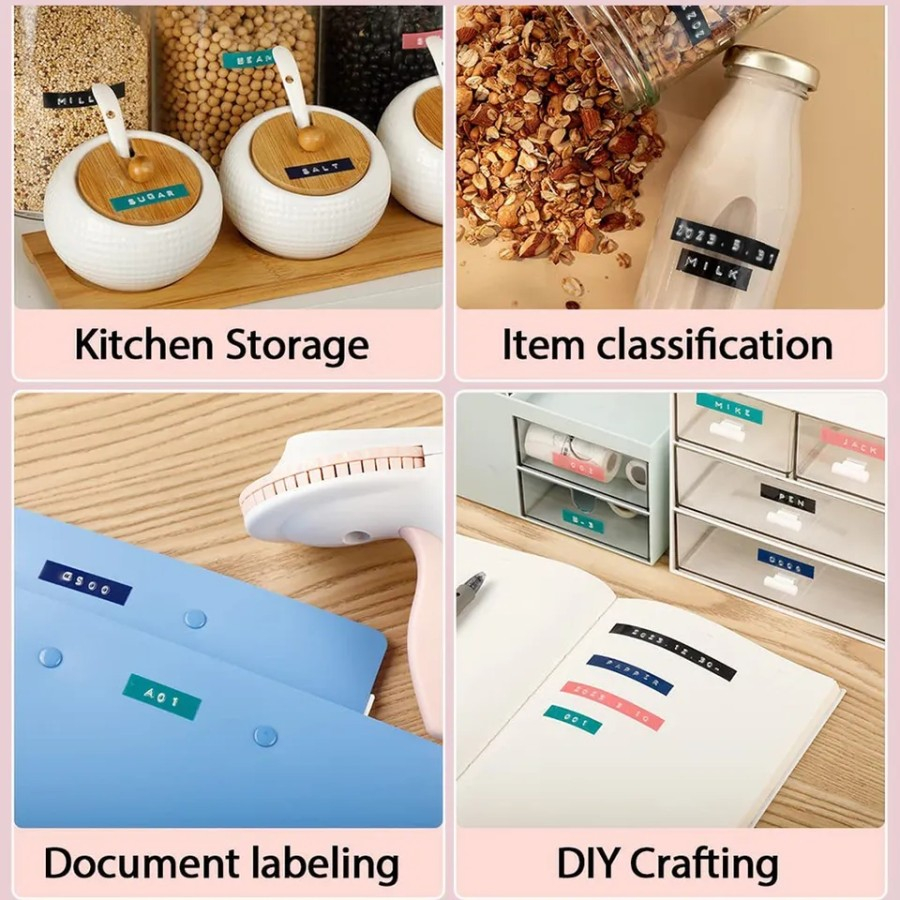 

Promo NA - Label Maker Emboss 3D Stiker Label DIY Print Manual E975