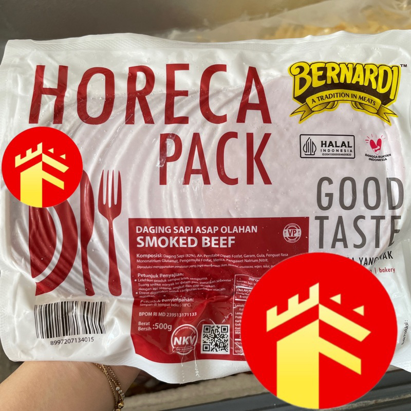 

BERNARDI HORECA PACK SMOKED BEEF 500 GR BULAT ROUND HOREKA SMOKED BEEF 500 GR ROUND BULAT