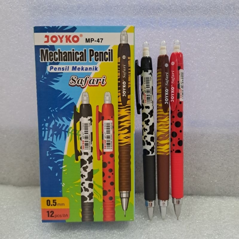 

[ LUSIN MURAH ] Pensil Mekanik Mechanical Pencil 0.5 mm Joyko MP-47 Safari