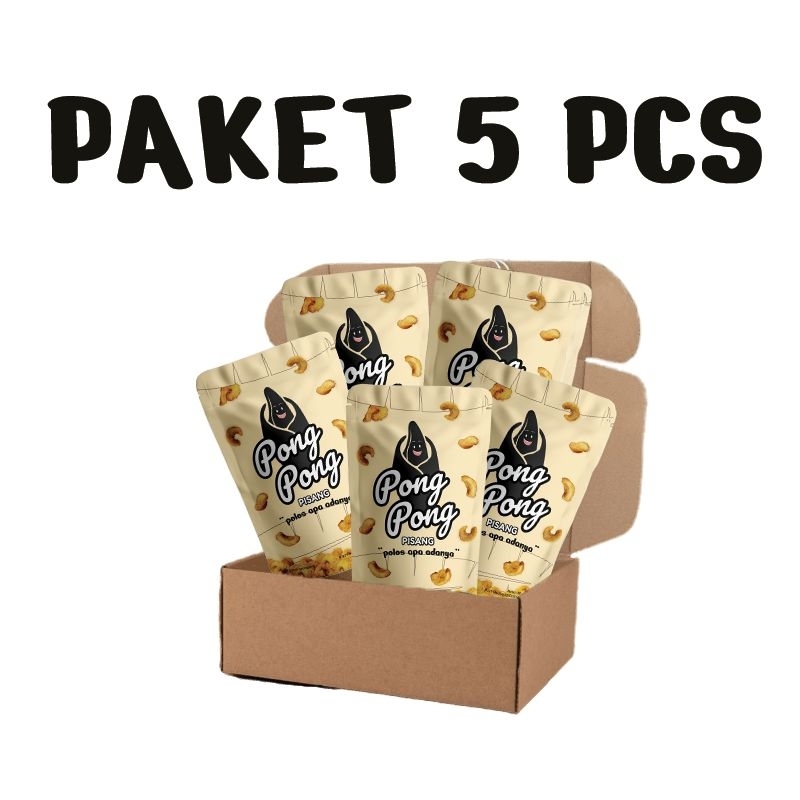 

Paket 5 pcs Personal Pack Pong Pong