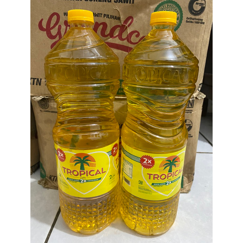 

Minyak goreng Tropical 2 liter