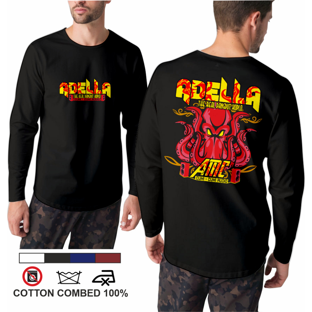Kaos Adella Cumi Cumi Audio Terbaru Lengan Panjang