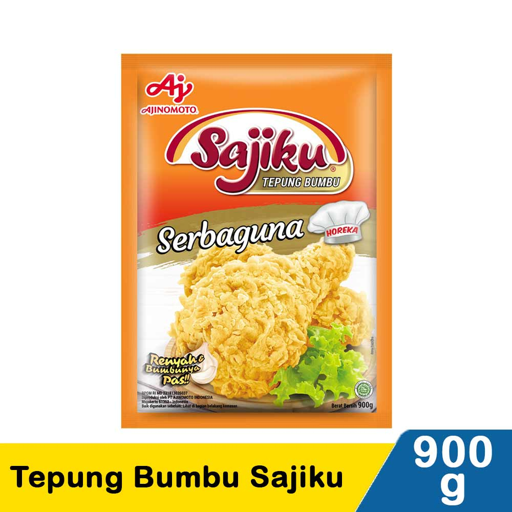 

SAJIKU TEPUNG BUMBU SERBAGUNA 900 GR