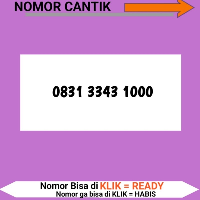 Nomor Cantik AXIS 11 digit 168 murah