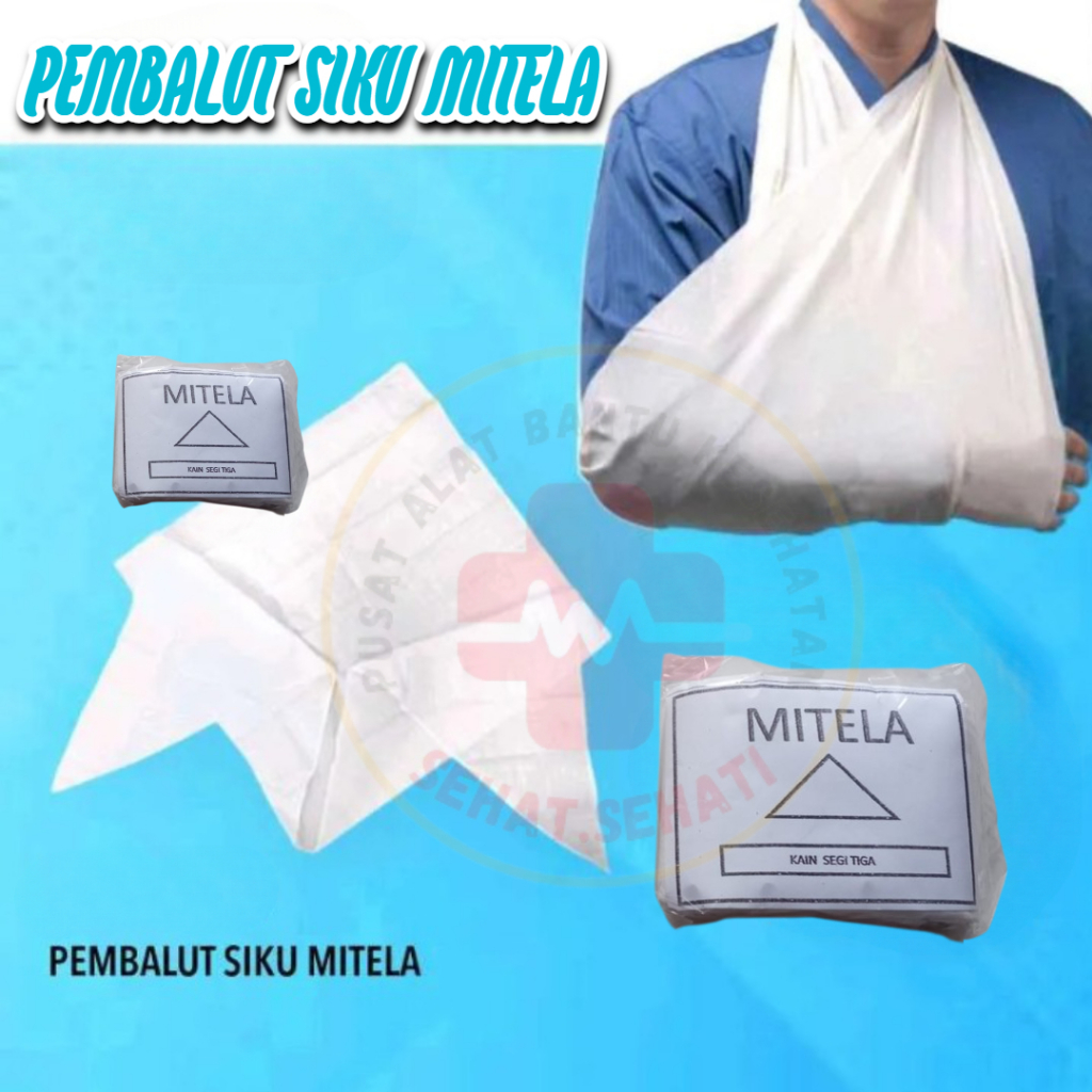 Pembalut Siku Mitela / Kain Mitela / Kain segitiga / mitela