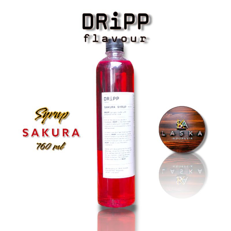 

Dripp sakura syrup 760ml - sirup minuman rasa sakura