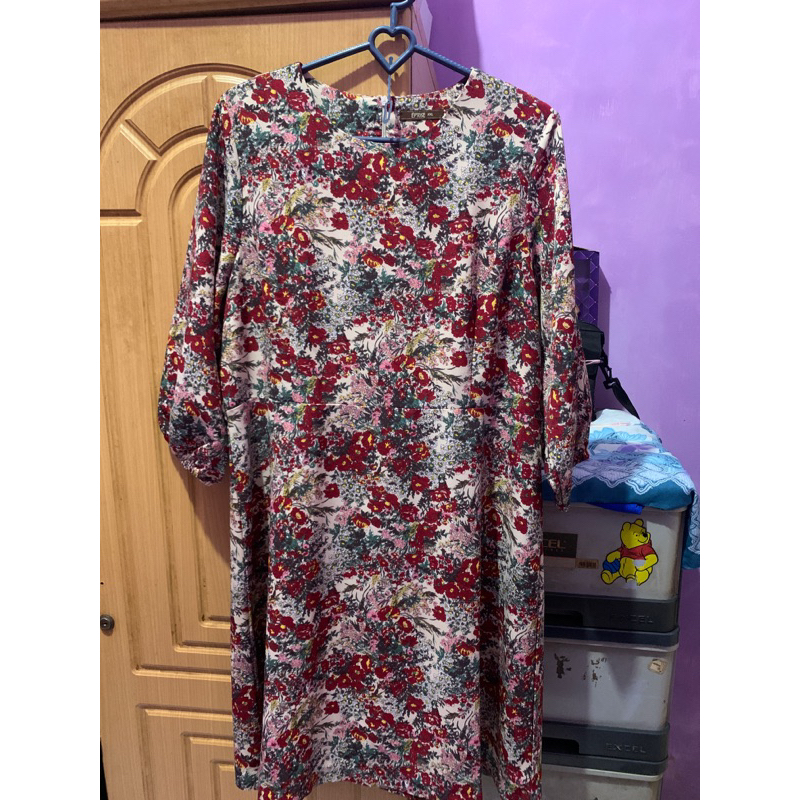 preloved tunik eprise bunga