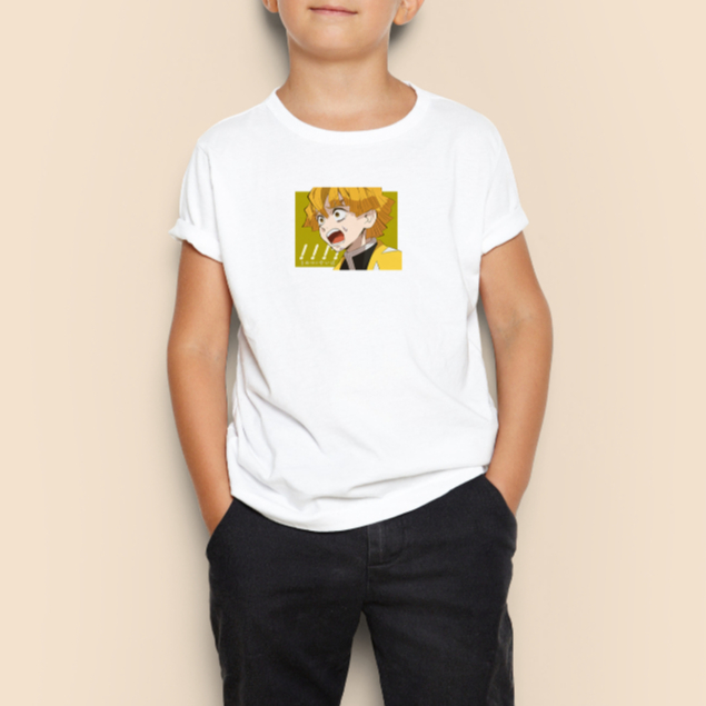Kaos anak anime kimetsu no yaiba  kilat kuning