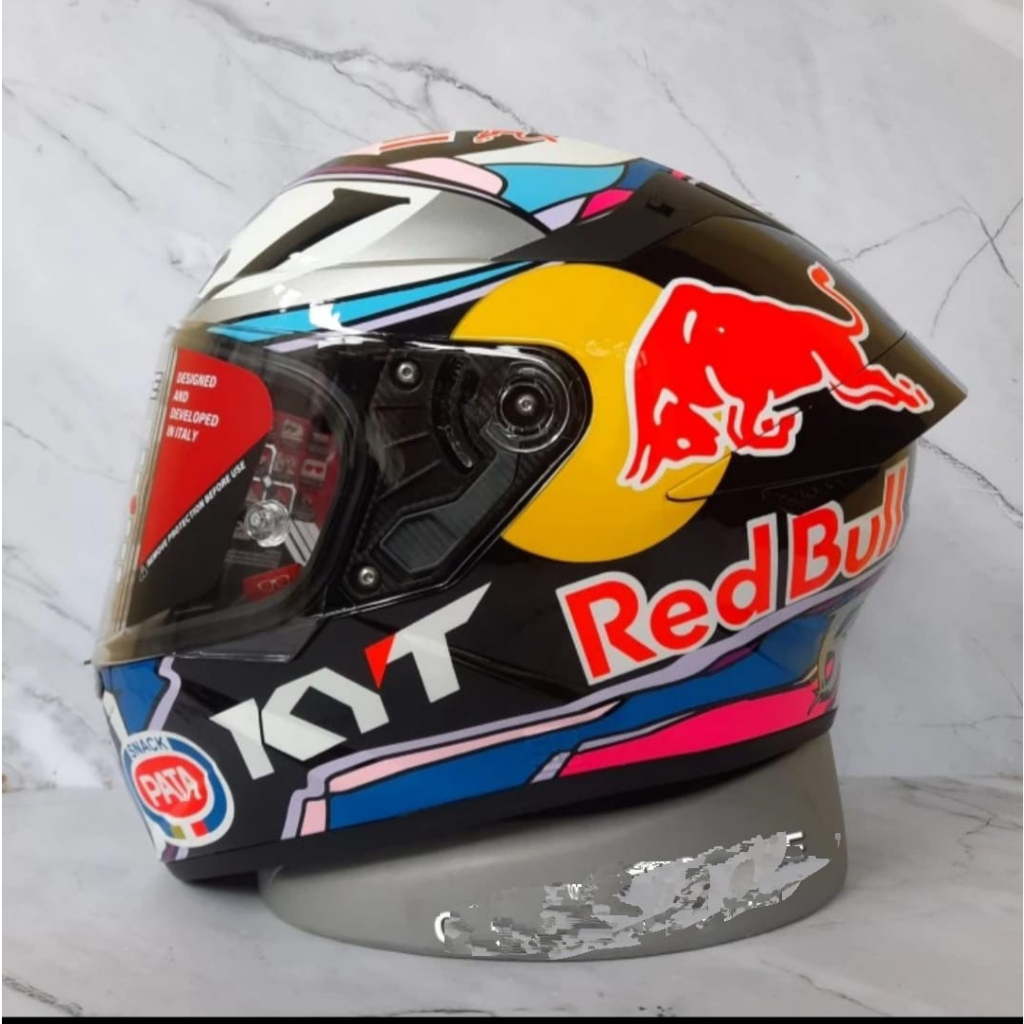 HELM KYT TT COURSE REPAINT ENEA BASTIANINI FULL FACE KYT