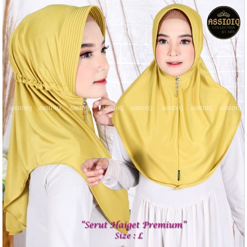 JILBAB SERUT JOKOWI SERUT BELAKANG / HIJAB INSTAN SERUT ASSIDIQ