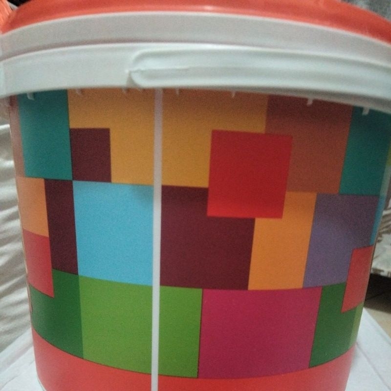 ember bekas glaze 5kg + tutup / ember bekas bersih