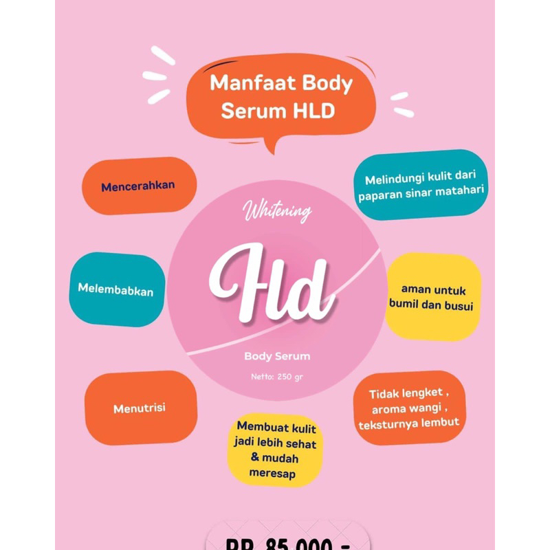 body serum HLD list 3 pot