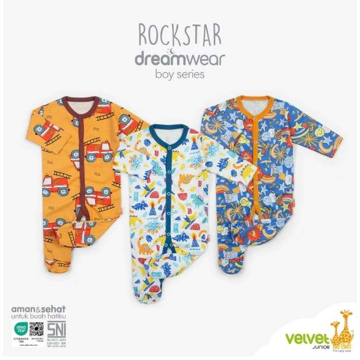 Velvet Junior Dreamwear Jumper Tutup Kaki (Boy)