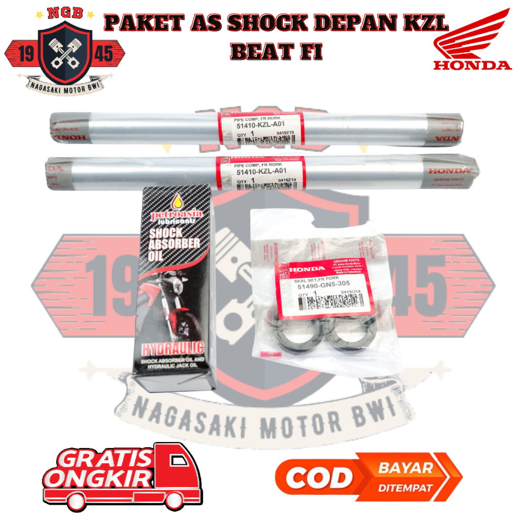 sok depan motor beat - Paket As Shock Depan KZL - shock depan beat fi - as shock depan vario 125