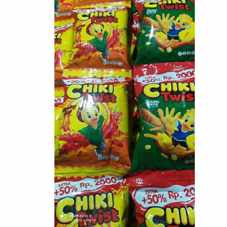 

Chiki Twist Flaming Hot&Jagung bakar