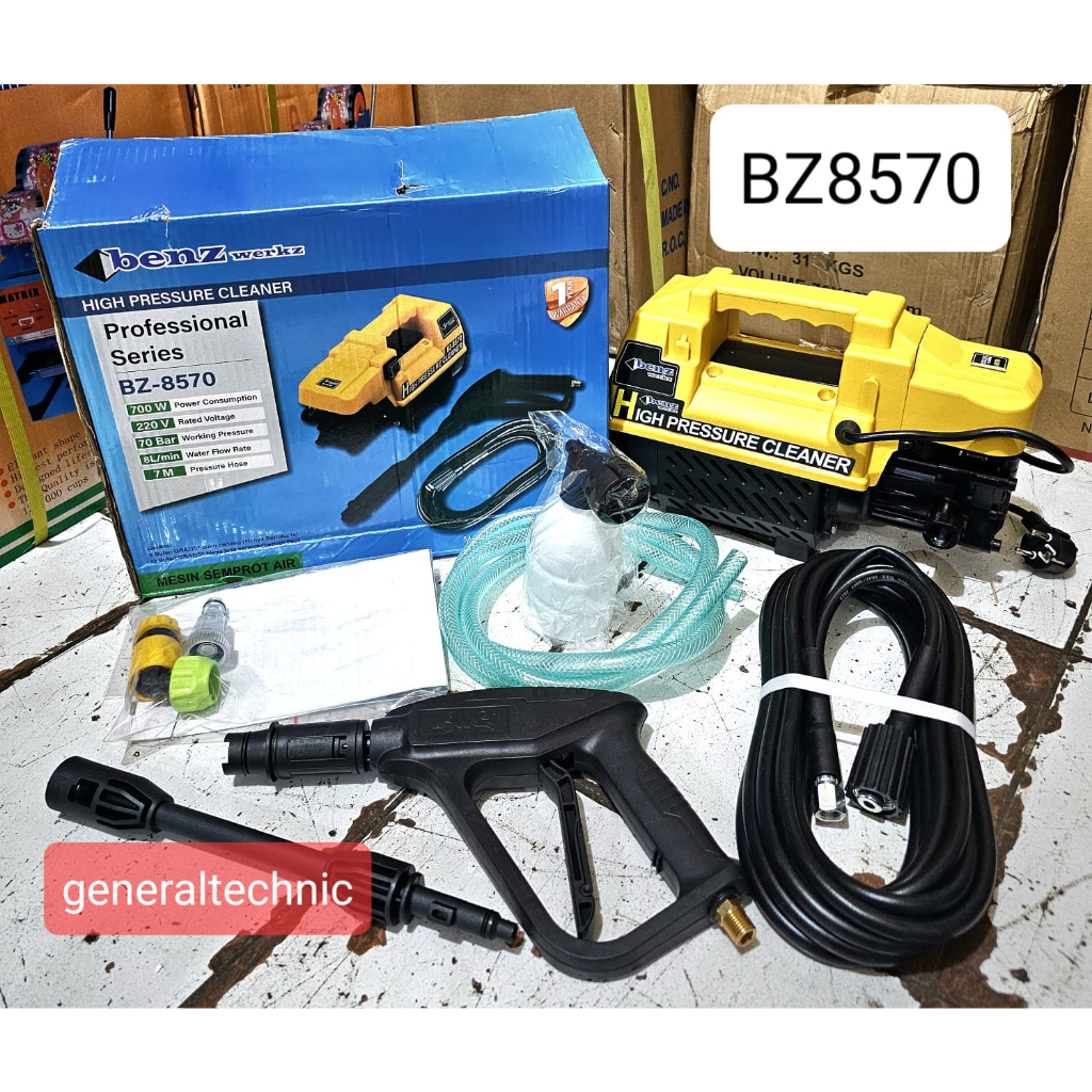 Jet Cleaner Benz Bz8570 / Mesin High Pressure Benz Bz8558 Mesin Cuci Stim Bz8570 Benz / Benz Bz8558