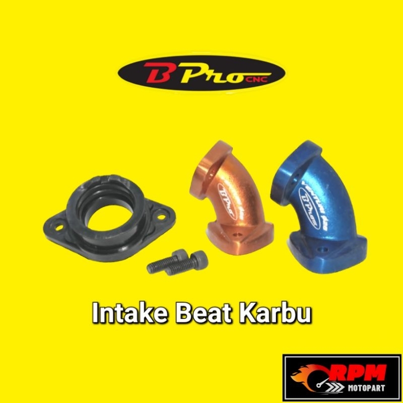 Intake Intek Manifold BPro Beat Karbu Mio Karbu Original B Pro