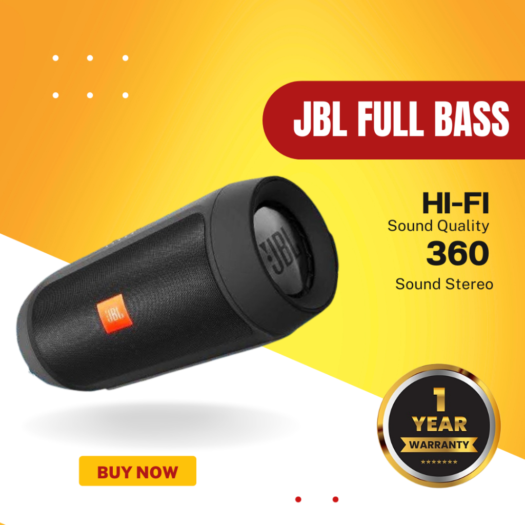 Speaker Bluetooth Full Bas JBL Charge Mini Suara Super Adem Dan Jernih | Santara Elektronik