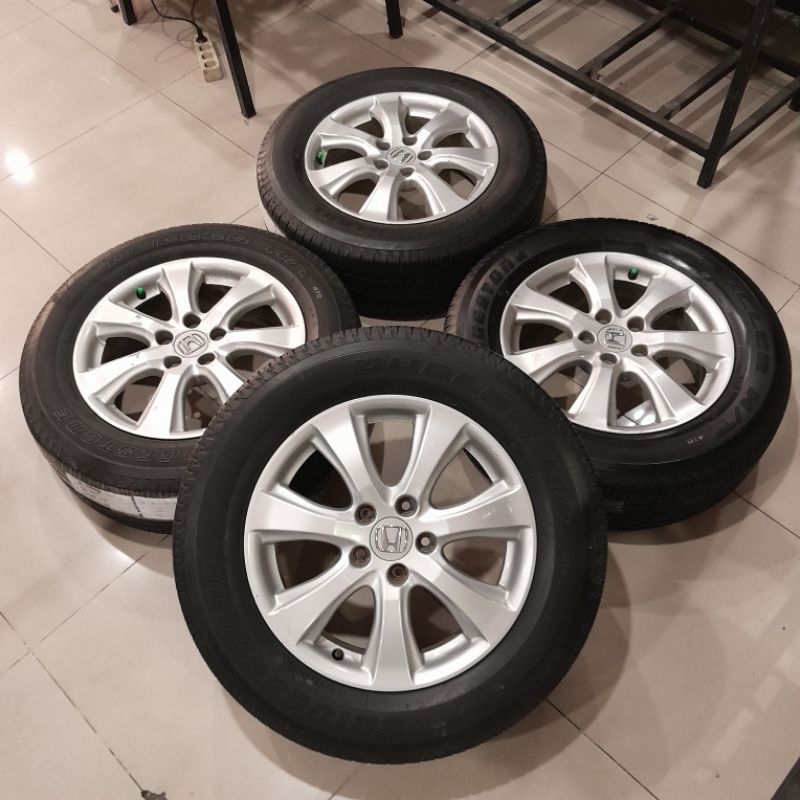 Velg Original Bekas Mobil Crv Ring 17 + Ban Cocok Di Mobil Inova Odisey
