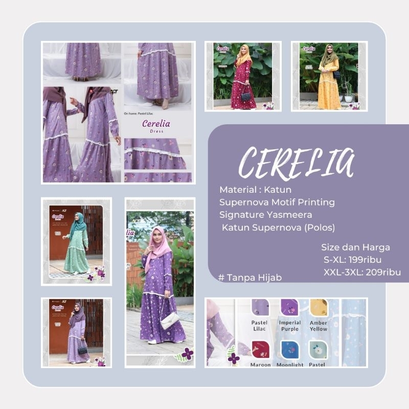 GAMIS YASMEERA CERELIA DRESS ORI