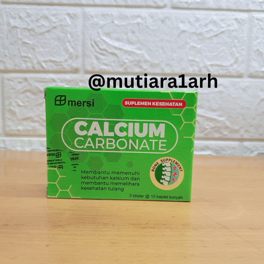 CALCIUM CARBONATE CACO3 BOX 30 TABLET
