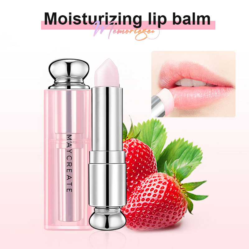 COD&Ready MAYCREATE Lip Balm Moisturizing Lip Plumper Balsem Bibir Pelembab Tahan Lama Pigmentasi Ti