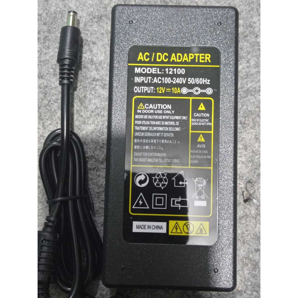 Adaptor CCTV AC/DC 10A 12V