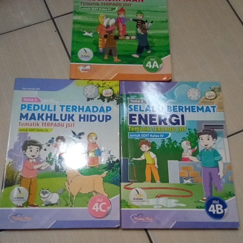 tematik jsit kelas 4 jilid 4a,4b,4c