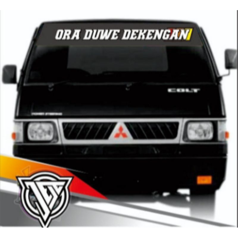STIKER CUTING KATA KATA UNTUK KACA DEPAN PICK UP & TRUK DLL