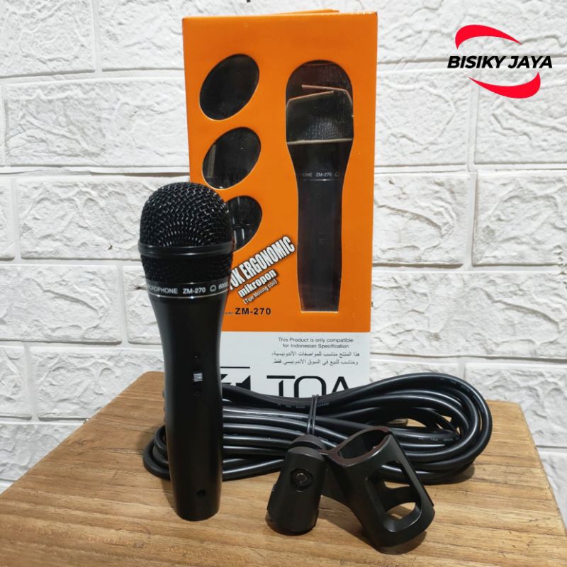 Microphone Toa ZM270 Microphone Kabel Toa ZM-270 Original Mic Dinamic Toa Mic Kabel Toa ZM-270 Origi