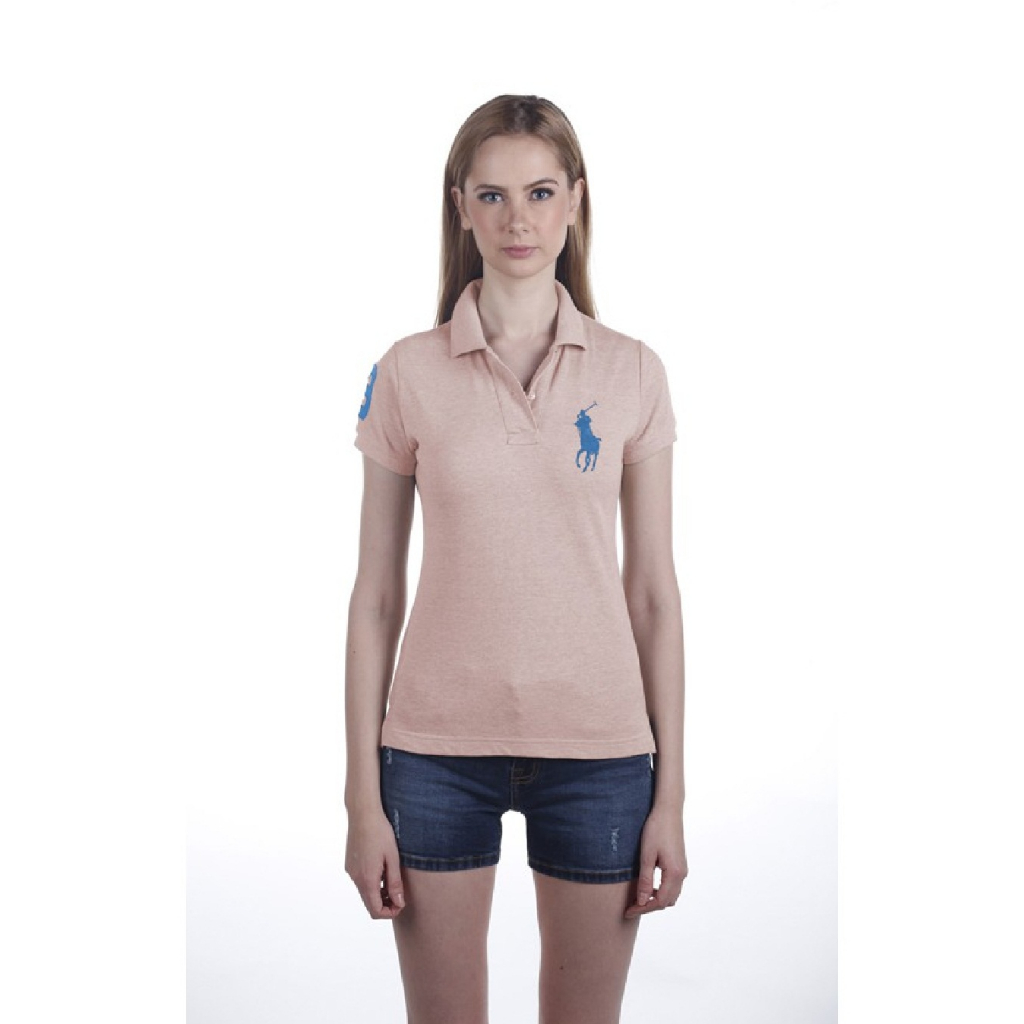 POLO RALPH LAUREN POLO SHIRT CLASSIC FIT WESPORT ORANGE Ladies - Y02A02E0596 (L0044)