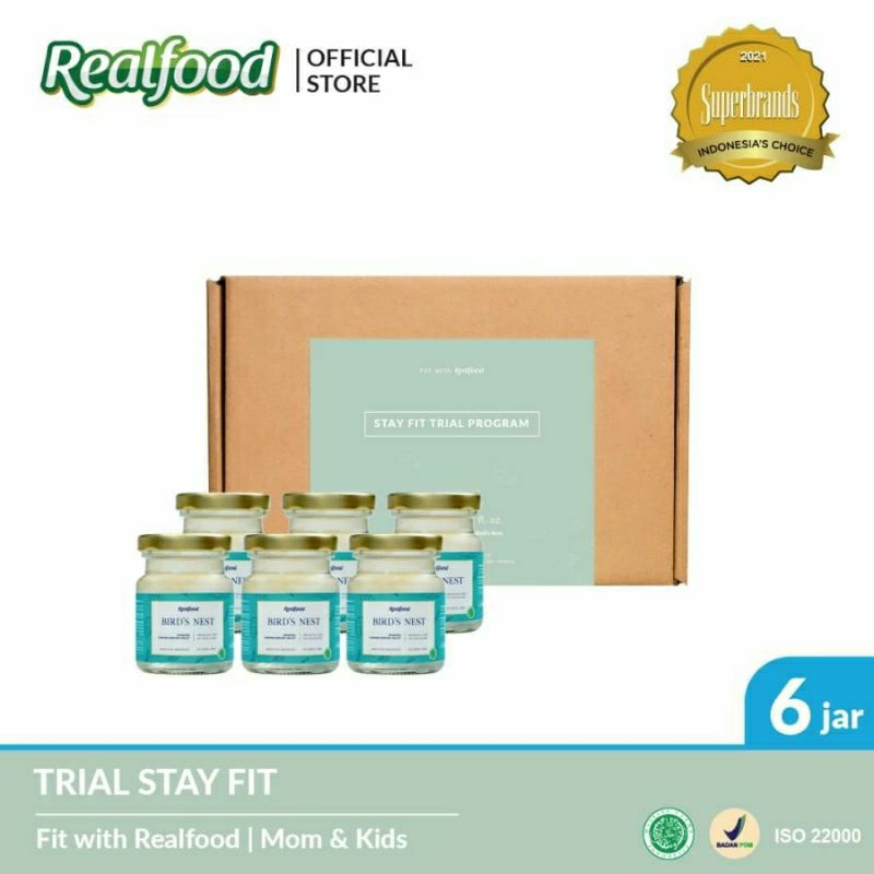 

Realfood Stay Fit Minuman Sarang Burung Walet 6 Jar