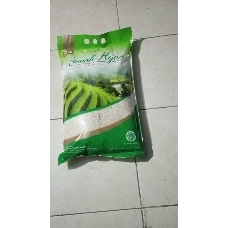 

beras sawah hijau