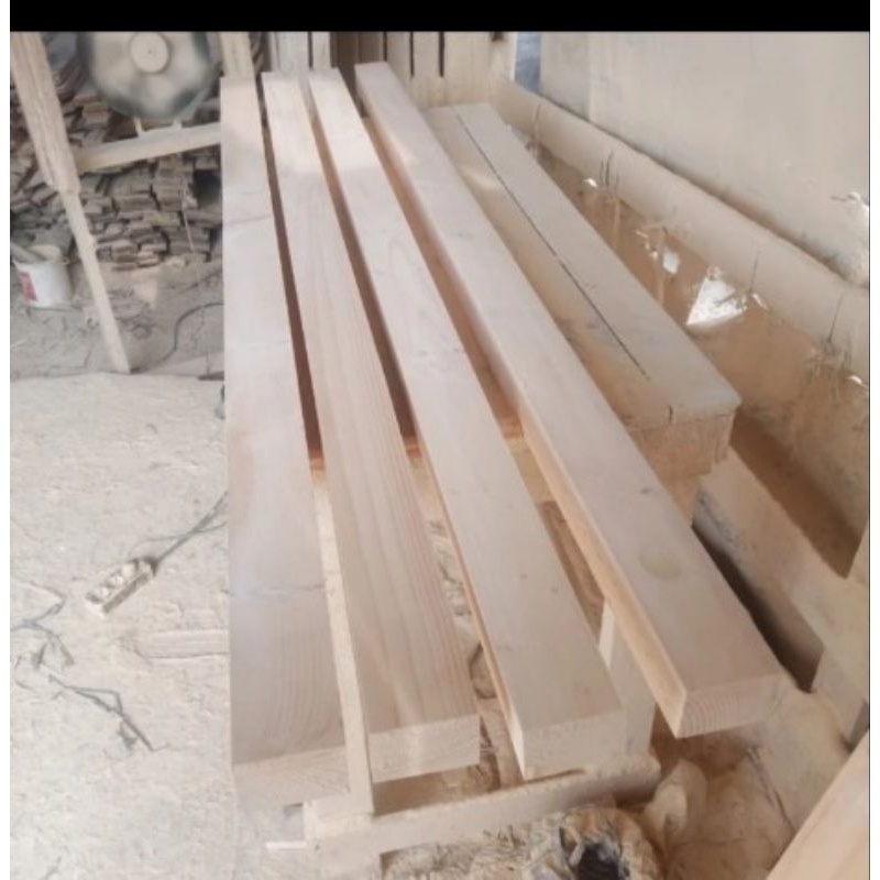 balok jati belanda 200x8x7 cm