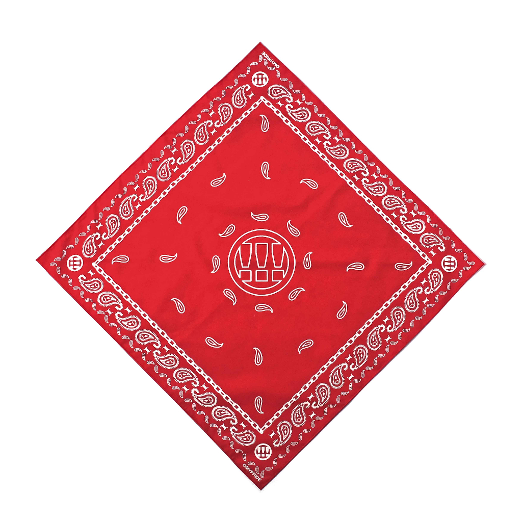 MYPRIDE " AXE " BANDANA RED