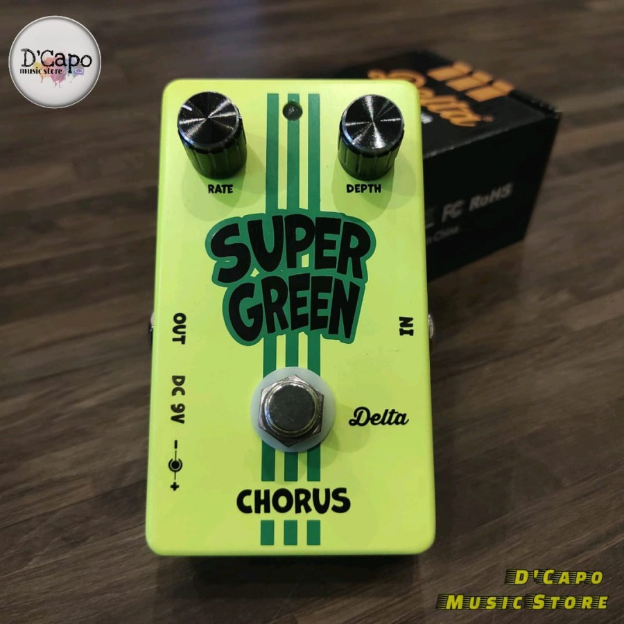 Efek Gitar Delta Super Green Chorus