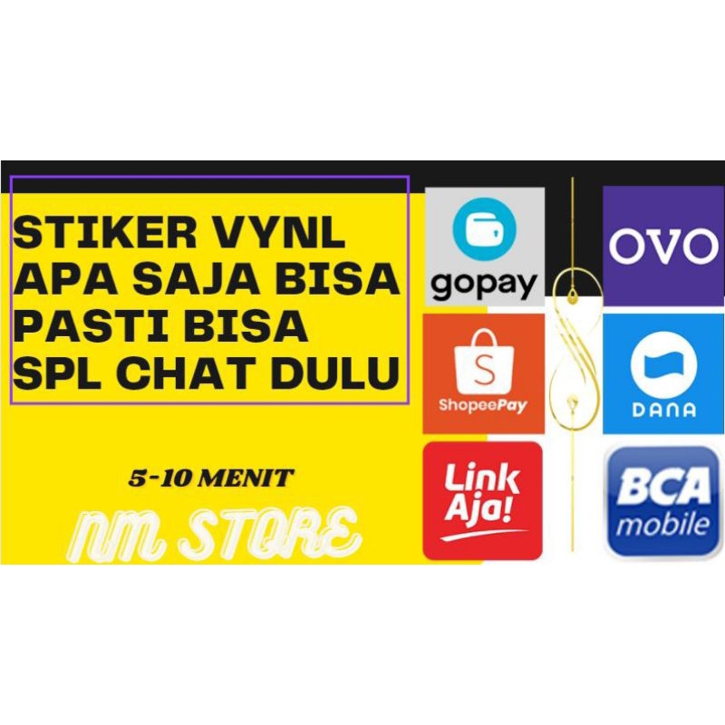 

Stiker vinyl custom